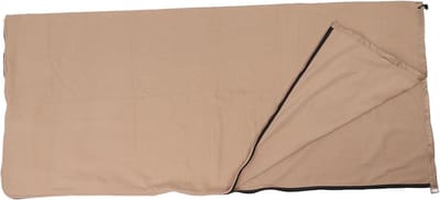 Fleece Slaapzak Voering - Kampeer Deken - Kamperen en Reizen - Extra dik materiaal - Ruim ontwerp - Geel