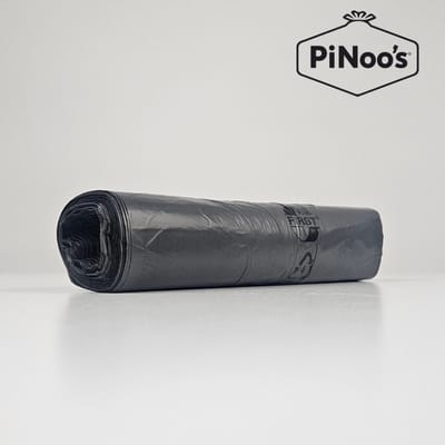 Grijze Vuilniszakken 15 Liter | 4 rollen à 50 zakken - LDPE-plastic | 13 My | 38x50 cm - Afvalzakjes 15 liter, Stevige zakjes 15L (03805003113)