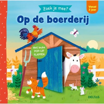 Zoek je mee? Op de boerderij Vriendenboekjes Educatieve boeken (spelletjes en raadsels)