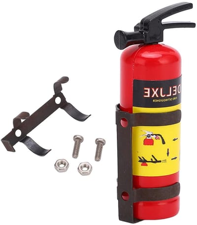 RC Auto Brandblusser - Mini Brandblusser Decoratie - RC Auto Accessoire - Realistisch Simulatieontwerp - 47 mm - Rood