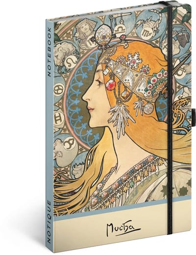 Alphonse Mucha Notitieboek A5 Zodiac
