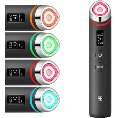 Medicube AGE-R Booster Pro Alles-in-één Gezichts Beauty Apparaat, Zwart/Roze (Schip uit KOREA) roze