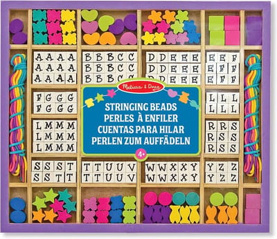 Melissa & Doug Houten Rijgkralen Knutselset - 200 kralen