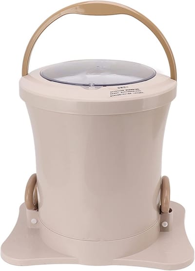 Mini Wasmachine met Centrifuge - Handmatige Centrifuge voor Ondergoed, Sokken & Babykleding - Compact Droogapparaat voor Reizen & Camping