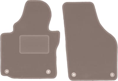 Beige voormatten voor: Volkswagen Caddy 2K minivan (2004-2010)