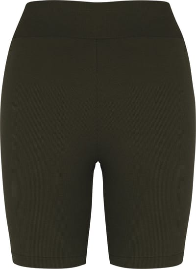 Native Spirit Ecologische geribde damesshort NS744 - Organic khaki - L