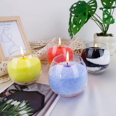 Kaarsen Zand - Was Korrels - Creatief Knutselen - 8 Kleuren Set - 320g Totaal - Multicolor