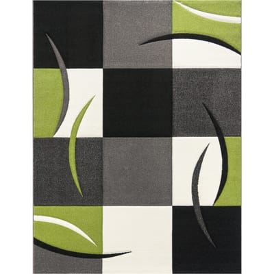 Modern tapijt Diamora groen 60x110 cm