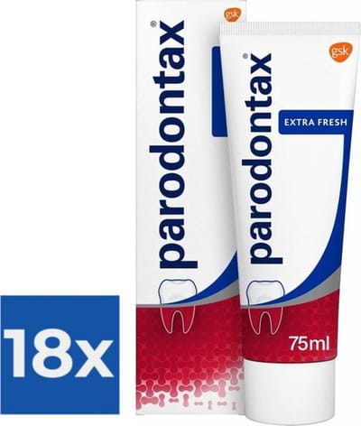 Parodontax Tandpasta extra fresh - 75ml - Voordeelverpakking 18 stuks