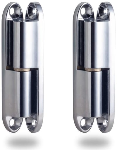 Dailygoods- Scharnieren 80 mm - Onderhoudsvrij - Zinklegering - Robuust - Waterdicht - Eenvoudig te installeren - Deurscharnier