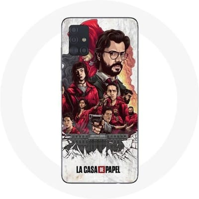 Samsung Galaxy A51 hoesje La Casa De Papel posterart