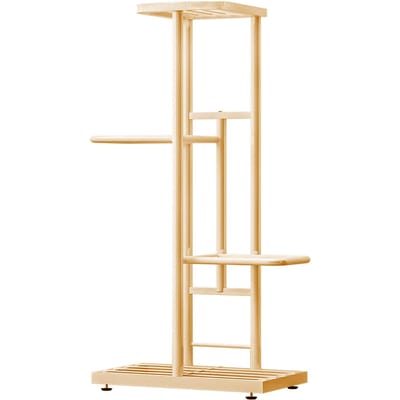 4-laags displayplank Bloempottenrek Plantenstandaard Potladder Plantenbakstandaard Zware opslag goud