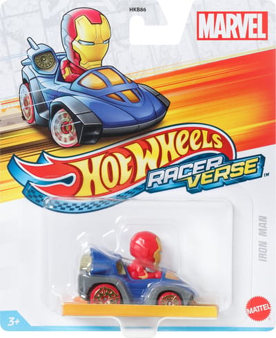 Hot Wheels Racer Verse RACERVERSE Iron Man Vehicle, Racewagen, 3 jaar, Kunststof, Meerkleurig