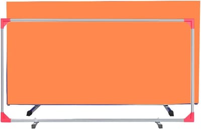 Tafeltennis Baffle - Ping Pong Scherm - Training Verbeteren - Snelle Montage - 140x75cm - Oranje