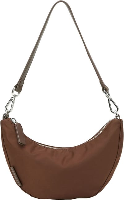 Marc O'Polo Schoudertas Essy Crossbody Bag Crimson Brown Bruine