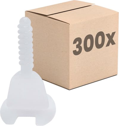 Tegelnivelleringssysteem 3mm - 300 Clips en Doppen voor Strak Tegelen