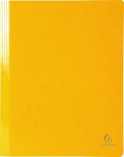 Exacompta 25x Snelhechtmap IDERAMA® in gelamineerd glanskarton 355gm2 - A13 - Geel - 380804B