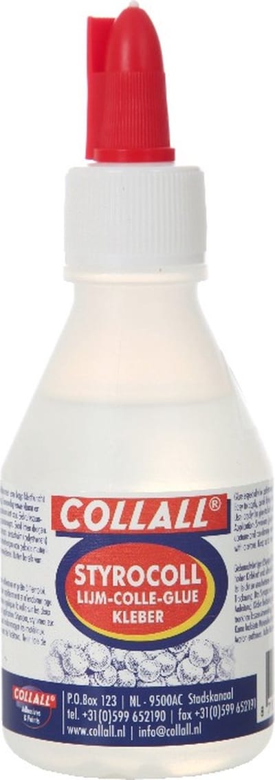 Styrocoll-Lijm Transparant 100ml in Fles (1 st.)