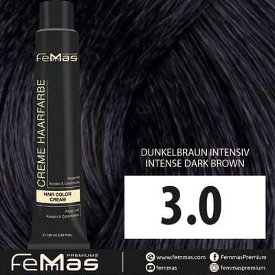 Femmas (3.0) - Haarverf - Intensief Donkerbruin 100ml