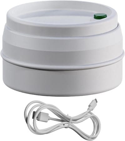 Shuttle Luchtbevochtiger - Bal Steamer - Veerveiligheid Behoud - Nano Verneveling Technologie - 10 x 10 x 5 cm - Wit