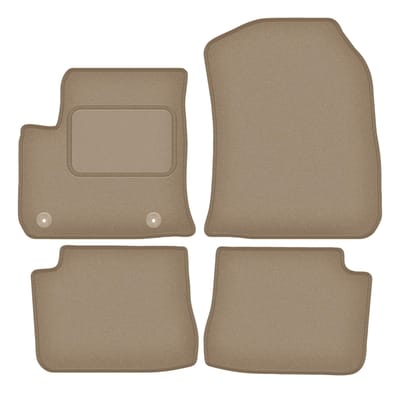 Wielganizator WLG-CARLUX Serie - Autovloermatten - Beige - Voor Opel E-Mokka Crossover