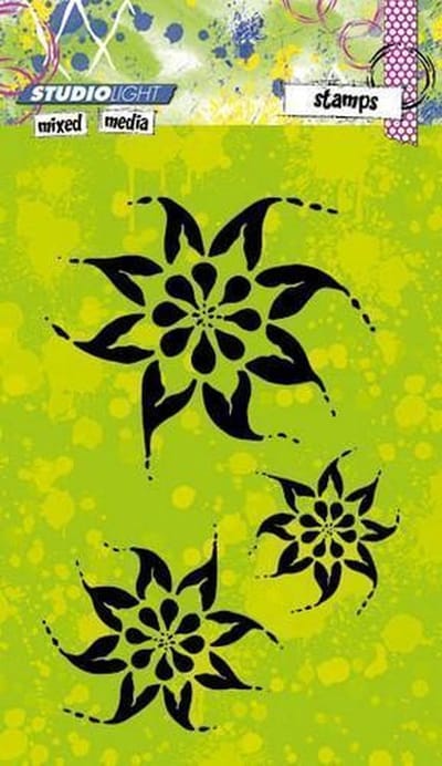 Bloemen  - Transparante Stempel - 10,5 x 15cm ( Stampmm215)