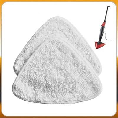 WiseGoods Premium Stoomreiniger Doeken Geschikt Voor Vileda Steam Plus - Doek Voor Stoomreinigers - Dweil Accessoires - Wit 2stk