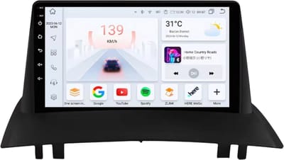 Autoradio met bluetooth - Carplay - Voor Renault Megane 2 (2002-2009) - Geschikt voor Apple en Android - Stereo - Navigatie - Navigatiesysteem auto - 3GB 32GB