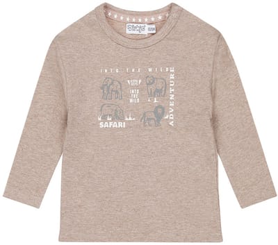 Dirkje T‑Shirt LS – Maat 62 – Faded Brown