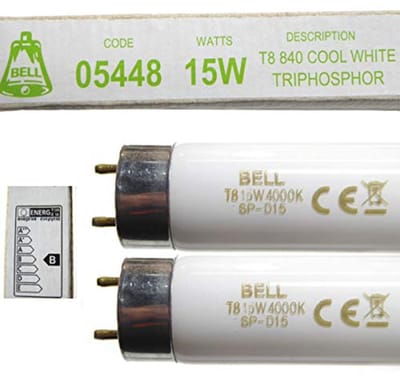 15W T8 TL-buis 450mm Koud Wit 4000K - Energiezuinig met Lange Levensduur