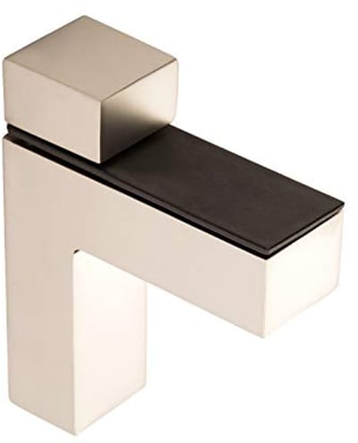 1 stuks SOTECH plankdrager Hulk, RVS-look mat, voor glas- en houtschappen tot een dikte van max. 45 mm