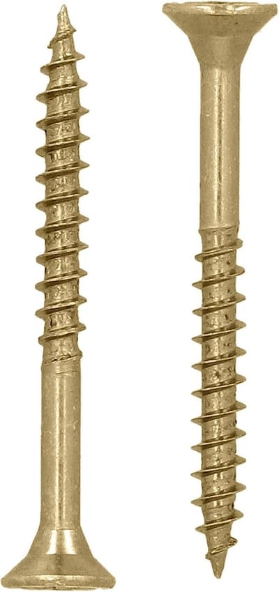 Universele Spanplaten Schroeven Verzonken Kop 4.0x40 Geel - 450 Stuks Houtschroeven met SP-Aandrijving
