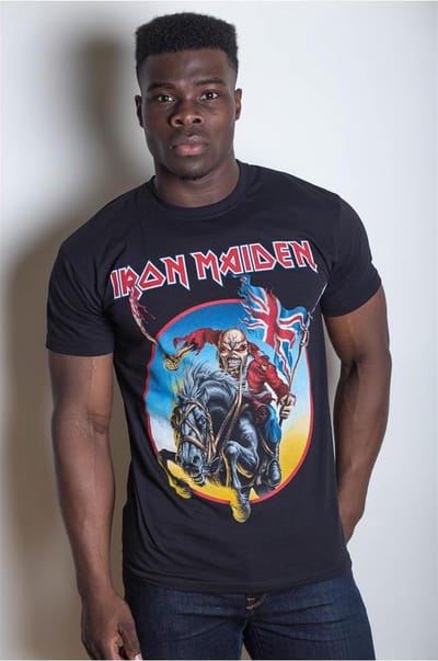 Iron Maiden - Euro Tour Heren T-shirt - S - Zwart