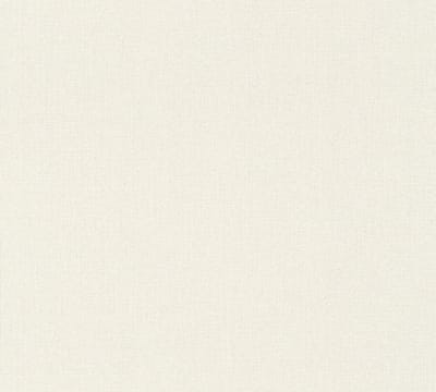 LINNENLOOK BEHANG | Basic Uni - Wit Creme - A.S. Création Pure Elegance