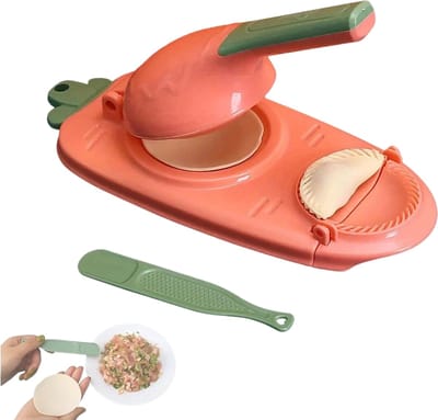 Bovista Raviolimakers - Dumplings Machine - Dumpling Maker Set - Ravioli - Dumpling Vorm - Ravioli - Uitsteker - Snijder - Pastei - Empanada - Roze