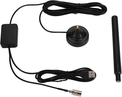 FM Radio Antenne - Telescopische Antenne - Betere Ontvangst - Magnetische Voet - 2.5 Meter Kabel