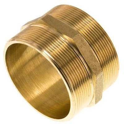 G 3'' Messing Borstnippel 16 Bar - FL2S-M-B-300G