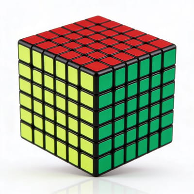 Qiyi 6x6 – Speedcube | Snel, Soepel & Duurzaam – Klassieke Speed Cube - Puzzelkubus voor Jong & Oud - Fidget - Fidget Cube - Fidget Toys