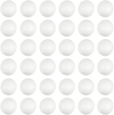500 Stuks Witte Polystyreen Ballen voor DIY, Knutselen, Kerstdecoratie en Feestversiering
