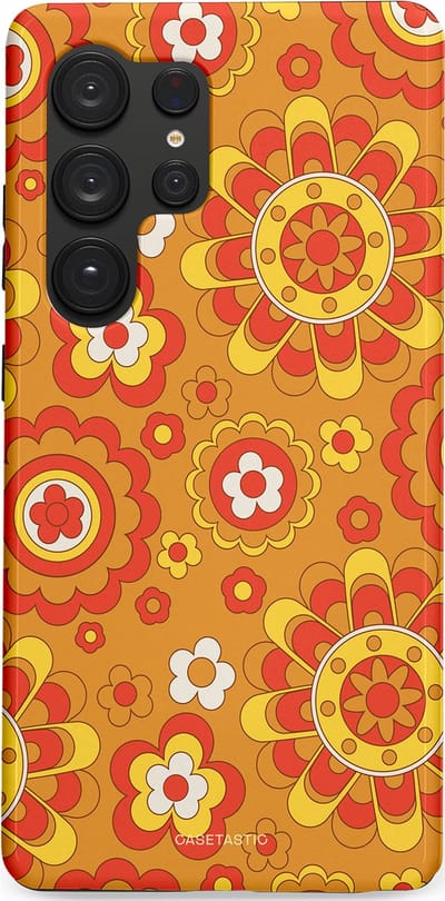 Casetastic Hoesje Geschikt voor Samsung S25 Ultra - Stijlvolle Beschermende Duo-layer Case - Retro droom