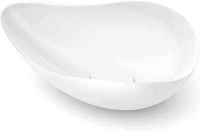 Wastafel Ovale Kom - Badkamer Wastafel - Badkamer Inrichten - Tijdloos Organisch Design - 375 mm x 185 mm