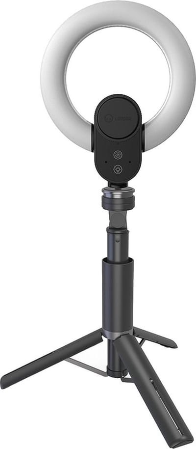 Lorgar Circulus 910 Streaming Webcam met Ringlamp en Ruisonderdrukking - 5MP 2592x1944 60FPS - Stereomicrofoons - Sony® STARVIS™ CMOS-sensor - Inclusief Statief"