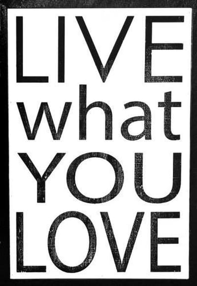 Home Society - Wandbord - Live What You Love