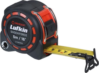 Lufkin Shockforce Nighteye Rolmaat 30 mm x 5 m cm/inch