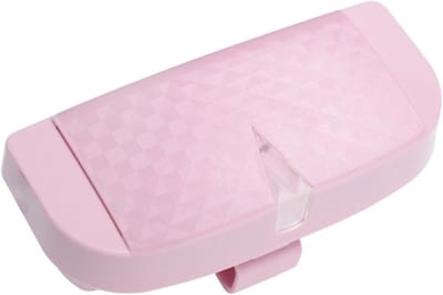 Brilhouder Auto - Zonnebril Opbergdoos - Veilig Opbergen - Eenvoudige Montage - 30 x 10 x 10 cm - Roze
