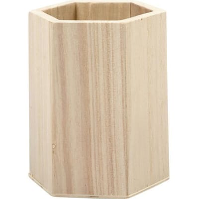 Pennenbak Creativ Company zeshoek 10.5x8cm triplex