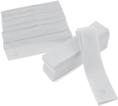 Kinsteunpapier - Wegwerp vellen - Hygiënisch werken - Perforatie voor eenvoudig afscheuren - 10 pakjes - Wit