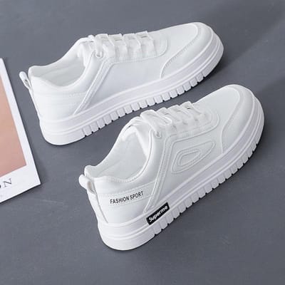 Kleine Witte Schoenen Vrouwelijke Studenten Lente Koreaanse Versie van De Nieuwe All-match Westerse Stijl Schoenen Dames Trendy Schoenen 40