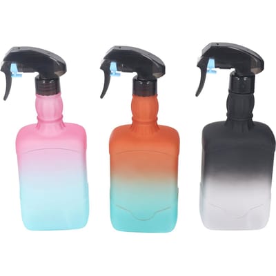 3 stuks Sprayfles Navulbaar Leeg Verstelbare Nevel Watersprayfles voor Thuis Kapsalon Kapper gray