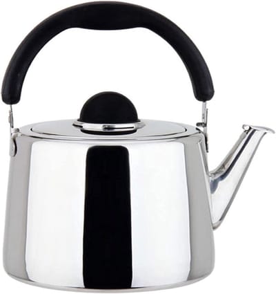 Fornuis Waterkoker - Rvs Theepot - Water Koken - Fluitend Signaal - 3 Liter - Zilver